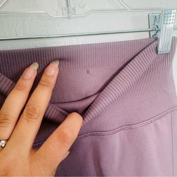 Lululemon Flow & Go Crop Cool Cocoa (Mauve) Size 4 - Picture 6 of 8